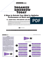 Organize Tomorrow Today - 8 Ways to Retrain Your Mind