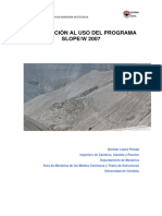 Manual de SLOPE 2007