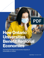 How Ontario Universities Benefit Regional Economies
