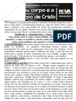 Meditacao Nib 10 Outubro 2021 Meu Corpo e o Corpo de Cristo