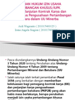 Kepastian Hukum Izin Usaha Pertambangan Khusus