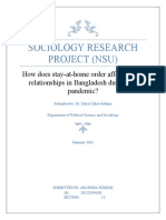 Sociology Research Project (Nsu)