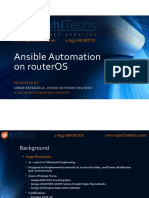 Ansible Automation On Routeros: 1-855-Mikrotik