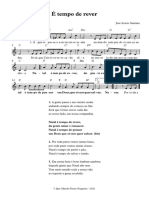 É Tempo de Rever - Partitura Completa