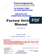 Procon LDS Factory Settings Manual-R8