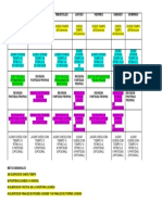 Horario de Trabajo. DIEGO, VARGAS Y FELIPE