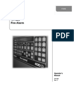 4010ES Fire Alarm: Operator's Manual