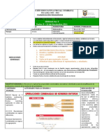 4-Nov - 8vos - Matemática - Ficha Disciplinar Semanal 21 - 22 (Con-Proy-2)