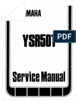 1987 Yamaha Ysr 50t Service Manual