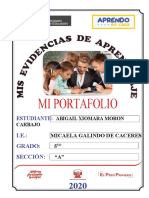 Portafolio-Estudiante-Aprendo-En-Casa - Primaria