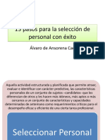 15 Pasos Para La Selección de Personal Con