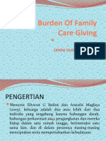 The Burden of Family Care Giving