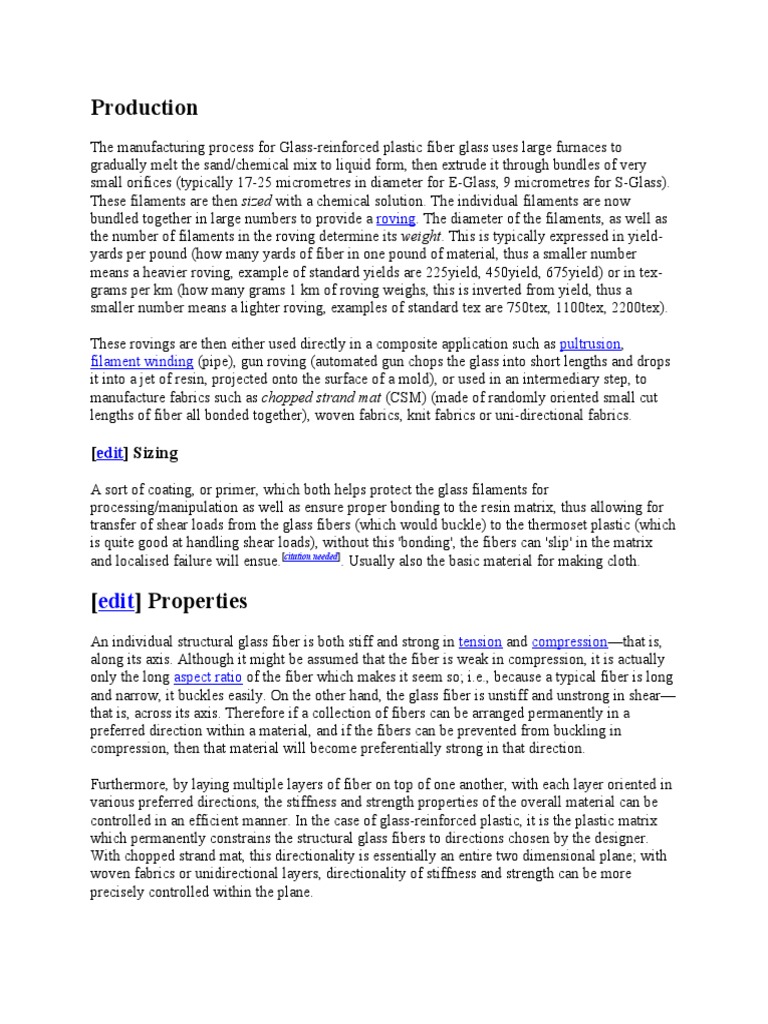 Production Roving PDF Fiberglass Chemistry