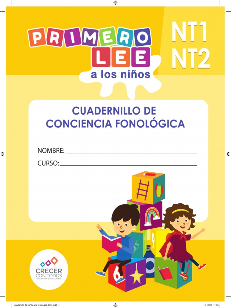 Cuadernillo de Conciencia Fonológica-2nov | PDF | Lingüística