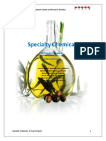 Specialty Chemicals: A Project Report