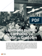 La fumada pública de cannabis y el motín de Gastown