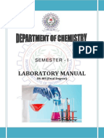 Laboratory Manual: Semester - I