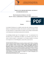 La Juventud de Lesbiana en El Departamento Del Atlántico y Los Derechos Humanos