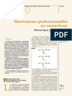 Dermatoses Professionnelles Au Caoutchouc: Historique Jusqu'en 1992