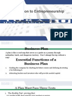Introduction To Entrepreneurship Writing A Business Plan