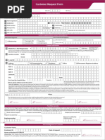 Customer Request Form