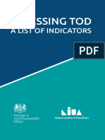 Assessing Tod: A List of Indicators