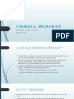 Personal Pronouns