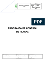 Programa de Control de Plagas