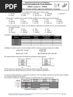 Ficha Trabalho - Notação científica, alg.sig e incertezas