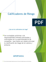 Calificadores de Riesgo 1