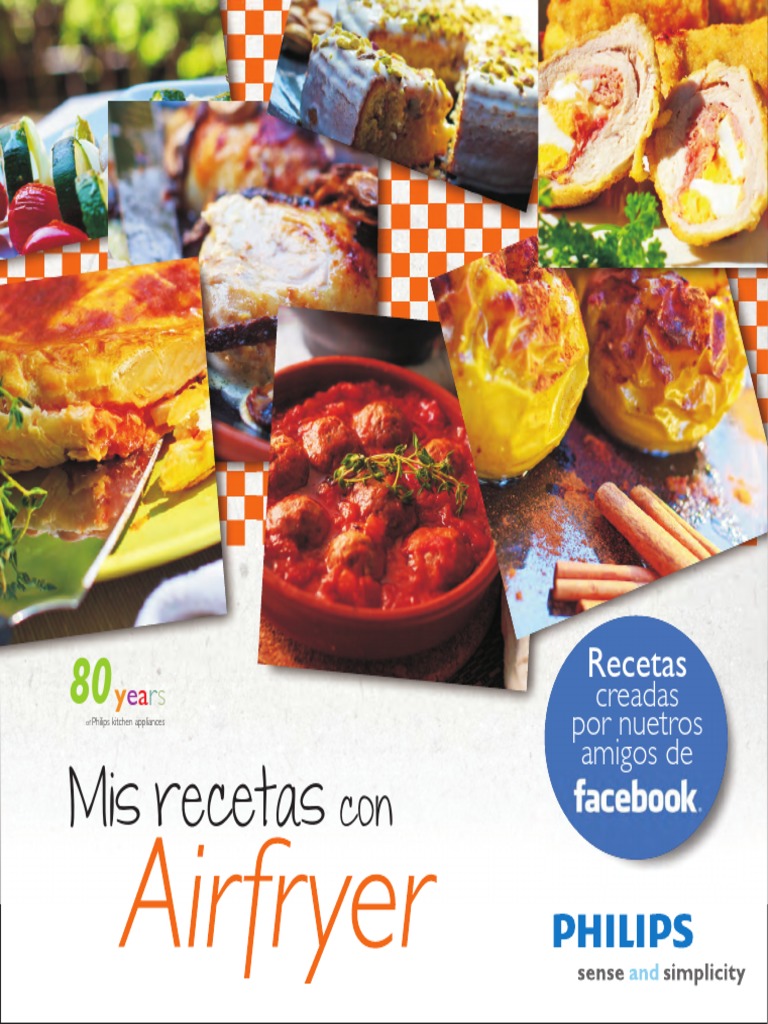 Airfryer Recetas en Espanol PDF Fritura Alimentos