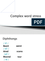 Complex Word Stress