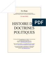 Histoire Des Doctrines Politiques