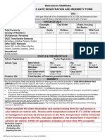 SANParks Gate Entry Form 20200607