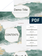 Watercolor Texture Business PowerPoint Templates