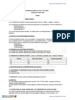 Sujet Chimie FMSP 2007