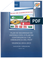 Plan de Seguridad en Defensa Civil - 2014-2015 - R.G.243 - 23dic.-1