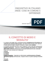 L'uso Del Congiuntivo in Italiano e Albanese - RUMANI