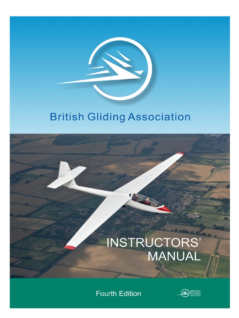 The British Gliding Association Instructors Manual PDF Gliding Glider (Sailplane)