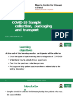COVID 19 Sample Collection Slides