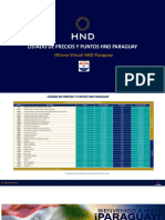 Listado de Precios y Puntos HND Paraguay C1 2021.