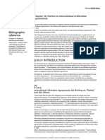 Gary B. Born. Chapter 10. Parties To International Arbitration.