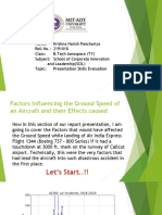 Factors Influencing The Ground Speed of An Aircraft