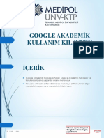 Google Akademik Dönüştürüldü