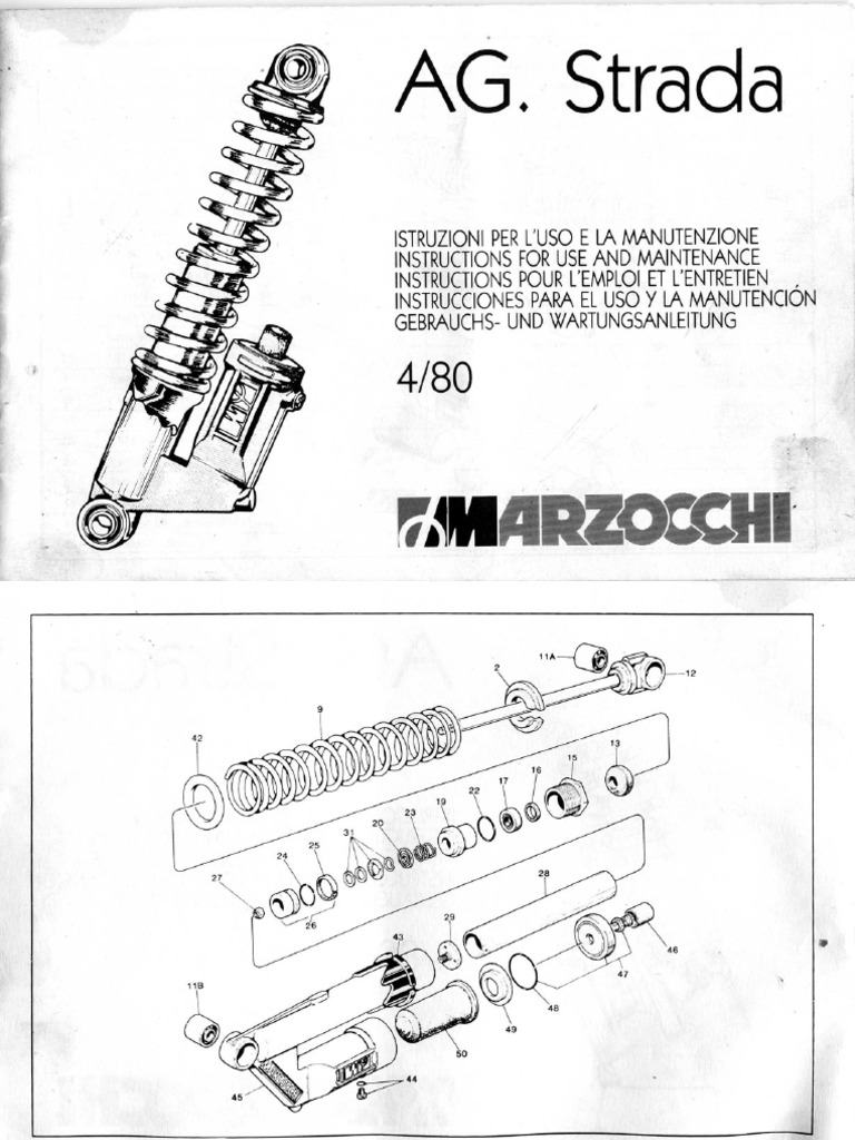 シロページ Marzocchi Motorrad- & Rollerteile & -zubehör Marzocchi AG Strada