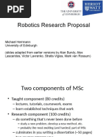 Robotics Research Proposal