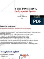 Unit 3 Lymphatic System