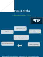 Speaking Practice: Collaborative Task Parts 3 and 4
