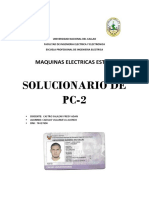 SOLUCIONARIO DE MAQUINAS ALECTRICAS PC 2