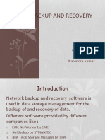 Network Backup and Recovery Software Comparison